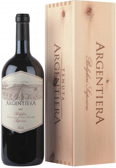 Вино "Argentiera" Bolgheri Superiore DOC, 2007, wooden box, 1.5 л