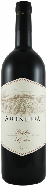 Вино "Argentiera", Bolgheri Superiore DOC, 2008, 0.375 л