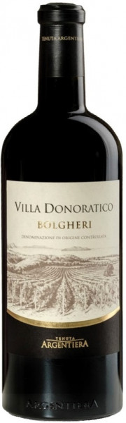 Вино Argentiera, "Villa Donoratico", 2017, 0.375 л
