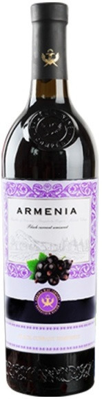 Вино "Armenia" Black currant Semi-Sweet