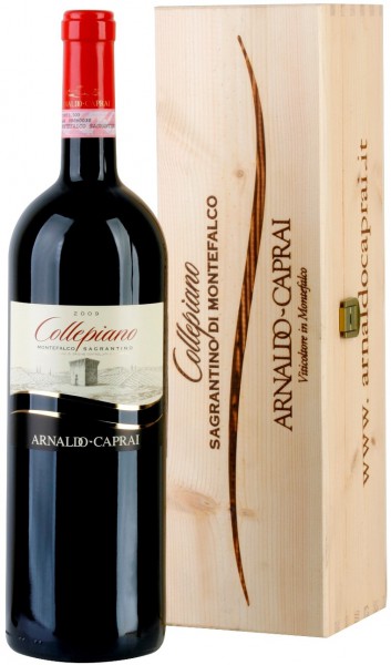 Вино Arnaldo Caprai, "Collepiano", Montefalco Sagrantino DOCG, 2009, wooden box, 1.5 л