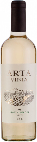Вино "Arta Vinia" Sauvignon, 0.7 л