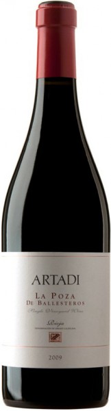 Вино Artadi, La Poza de Ballesteros, Rioja DOC, 2009