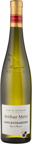 Вино Arthur Metz, "Vin d'Alsace" Gewurztraminer AOP