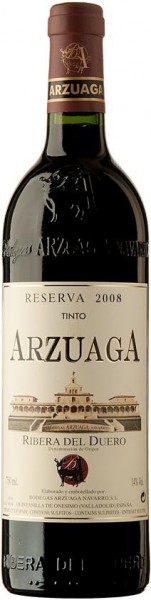 Вино "Arzuaga" Reserva, 2008