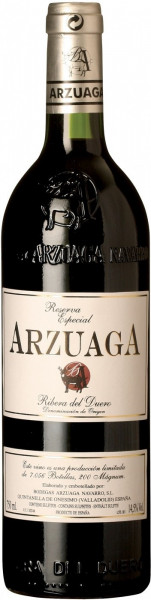 Вино "Arzuaga" Reserva Especial, 2012