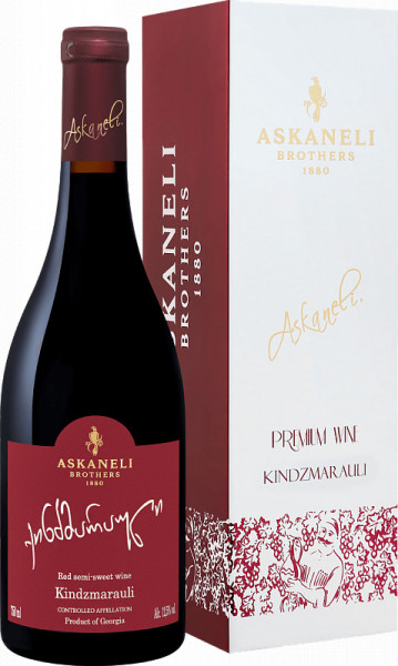 Вино Askaneli Brothers, Kindzmarauli, gift box