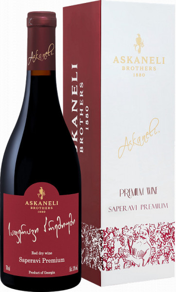 Вино Askaneli Brothers, Saperavi Premium, gift box