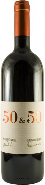 Вино Avignonesi-Capannelle 50 & 50 Vino da Tavola di Toscana IGT 2004