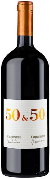 Вино Avignonesi-Capannelle, "50 & 50", Vino da Tavola di Toscana IGT, 2016, 3 л