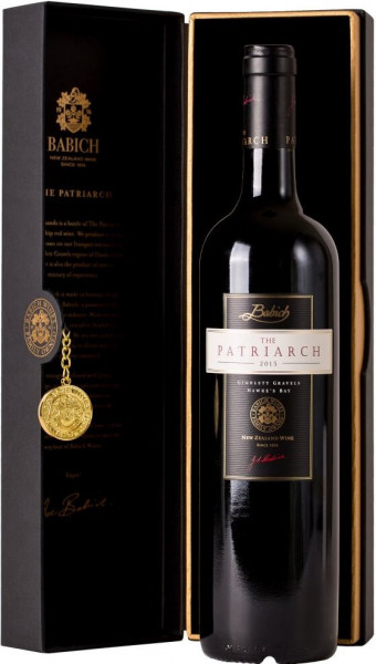 Вино Babich Wines, The Patriarch, Hawke's Bay, 2015, gift box