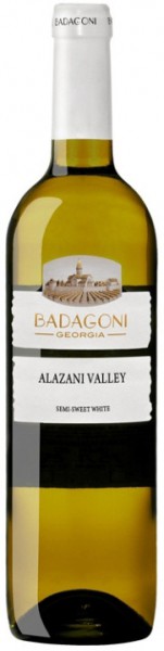Вино Badagoni, Alazani Valley, Semi-Sweet, White