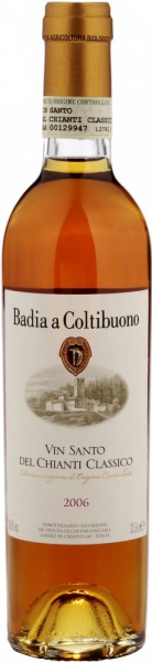 Вино Badia a Coltibuono, Vin Santo del Chianti Classico DOC, 2006, 0.375 л