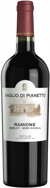 Вино Baglio di Pianetto, "Ramione" Merlot-Nero d'Avola, Sicilia IGT, 2016