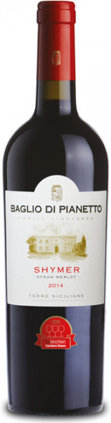 Вино Baglio di Pianetto, "Shymer", Sicilia IGT, 2014
