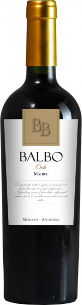 Вино "Balbo" Oak Malbec, 2018