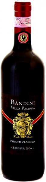 Вино Bandini Villa Pomona, Chianti Classico Riserva DOCG, 2007