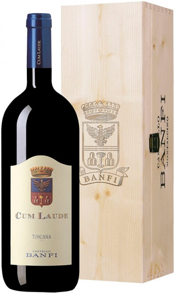 Вино Banfi, "Cum Laude", Sant'Antimo DOC, 2014, wooden box, 1.5 л