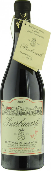Вино "Barbacarlo", Provincia di Pavia IGT, 2009