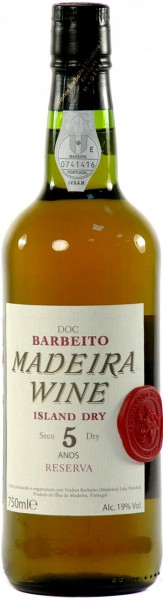 Вино Barbeito, "Island Dry" Dry 5 Years Old