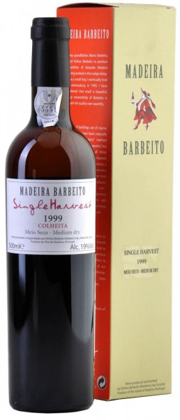 Вино Barbeito, "Single Harvest", 1999, gift box, 0.5 л