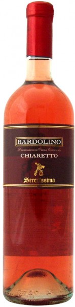 Вино Bardolino Chiaretto "Serenissima" DOC, 2014