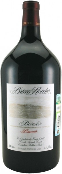 Вино Barolo Bricco Rocche "Brunate" DOCG, 2008, 3 л