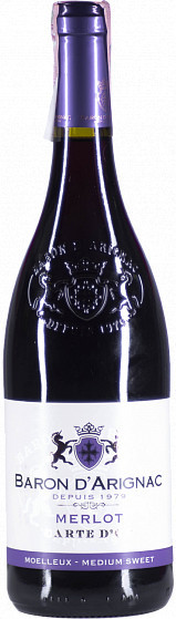 Вино "Baron d'Arignac" Merlot