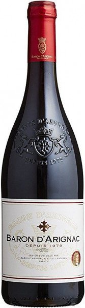 Вино "Baron d'Arignac" Rouge, 0.25 л