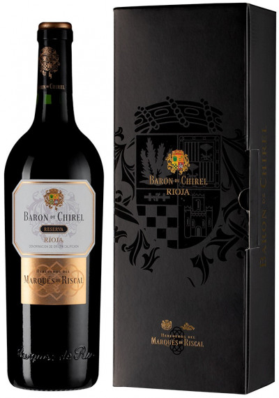 Вино "Baron de Chirel" Reserva, Rioja DOC, 2016, gift box
