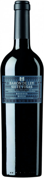 Вино Baron de Ley, "Siete Vinas" Reserva, Rioja DOC, 2010
