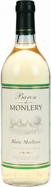 Вино "Baron De Monlery" Blanc Moelleux