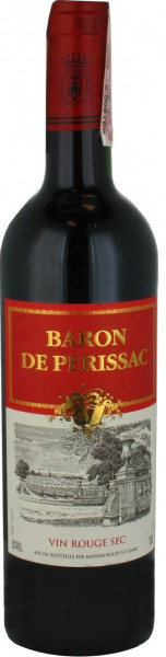 Вино "Baron de Perissac" Rouge Sec