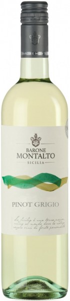 Вино Barone Montalto, Pinot Grigio, Terre Siciliane IGT