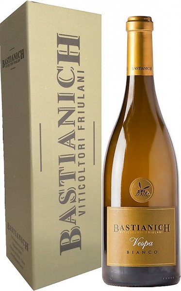 Вино Bastianich, "Vespa" Bianco, Friuli-Venezia Giulia IGT, 2011, gift box, 1.5 л