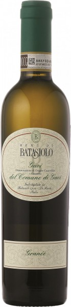 Вино Batasiolo, "Granee", Gavi del Comune di Gavi DOCG, 2012, 0.375 л