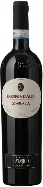 Вино Batasiolo, "Sovrana", Barbera d’Alba DOC, 2013