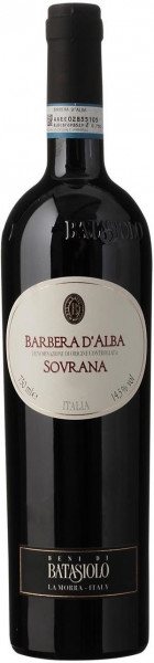 Вино Batasiolo, "Sovrana", Barbera d'Alba DOC, 2014