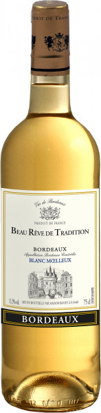 Вино "Beau Reve de Tradition" Blanc Moelleux, Bordeaux АОC