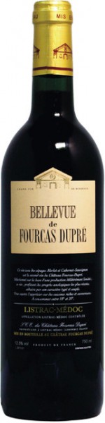 Вино "Bellevue de Fourcas Dupre", Listrac-Medoc AOC