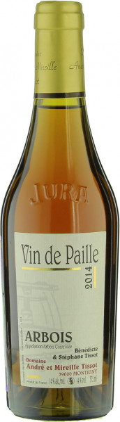 Вино Benedicte & Stephane Tissot, "Vin de Paille", Arbois AOC, 2014, 0.375 л