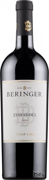 Вино Beringer, "Clear Lake" Zinfandel, Napa Valley,2010