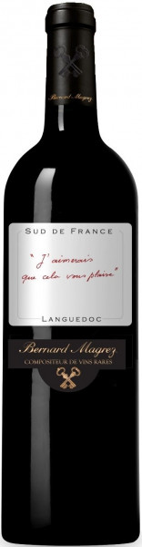 Вино Bernard Magrez, "J'aimerais que cela vous plaise", Languedoc AOC, 2014