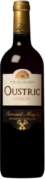 Вино Bernard Magrez, "Oustric" Merlot, Vin de Pays d'Oc