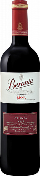 Вино "Beronia" Crianza, Rioja DOC, 2015