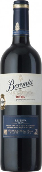 Вино "Beronia" Reserva, Rioja DOC, 2009