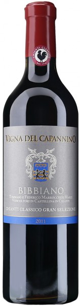 Вино Bibbiano, "Vigna del Capannino", Chianti Classico Gran Selezione  DOCG, 2011