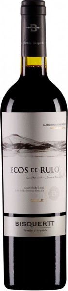 Вино Bisquertt, "Ecos de Rulo" Carmenere, 2012
