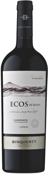 Вино Bisquertt, "Ecos de Rulo" Carmenere, 2014