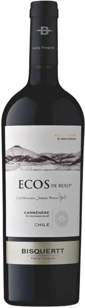 Вино Bisquertt, "Ecos de Rulo" Carmenere, 2015